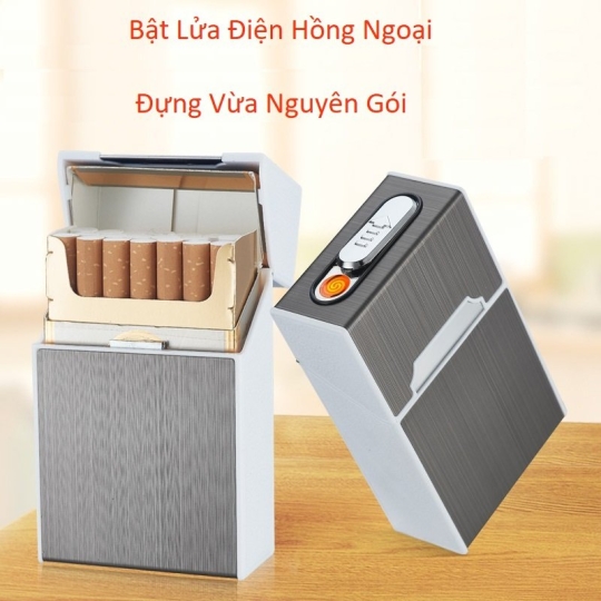 Hột Quẹt Điện Kiêm Hộp Thuốc Đựng Vừa Nguyên Gói - DRU Hàng Chính Hãng