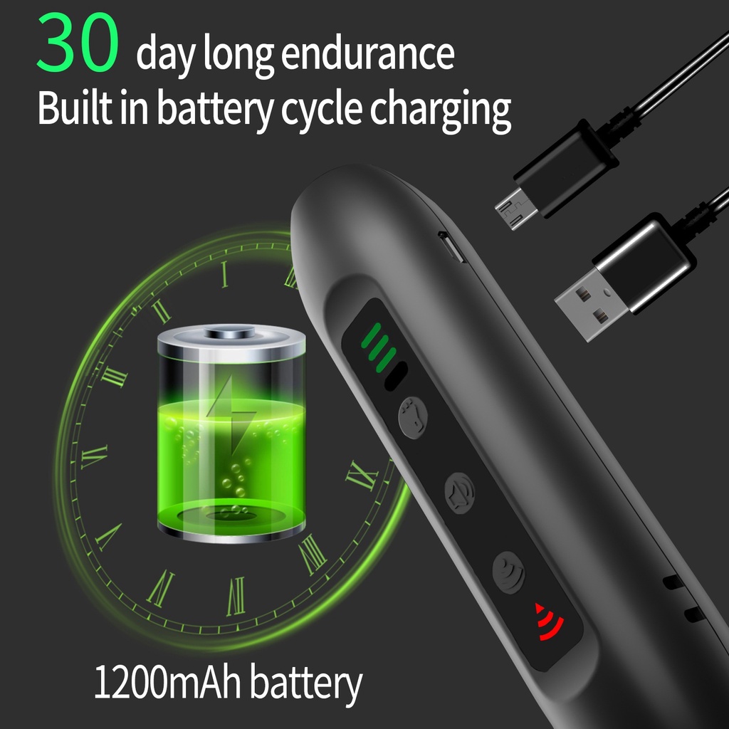 Máy đuổi chó, huấn luyện chó đèn led nhấp nháy tự vệ Anti Barking Device Dog Repeller 3 in 1 Ultrasonic