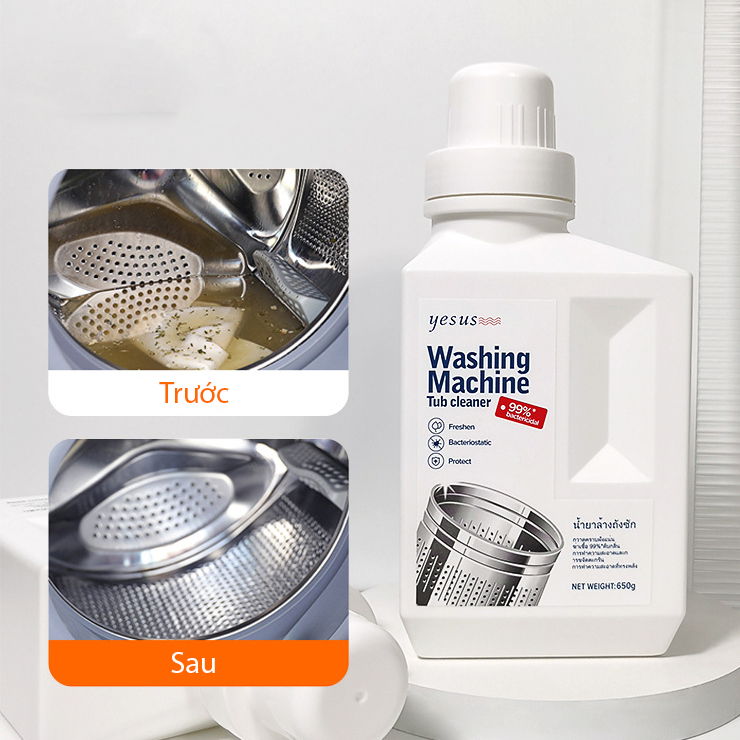 Bột tẩy lồng máy giặt siêu sạch Yesus Washing MachineTub Cleaner Thái Lan