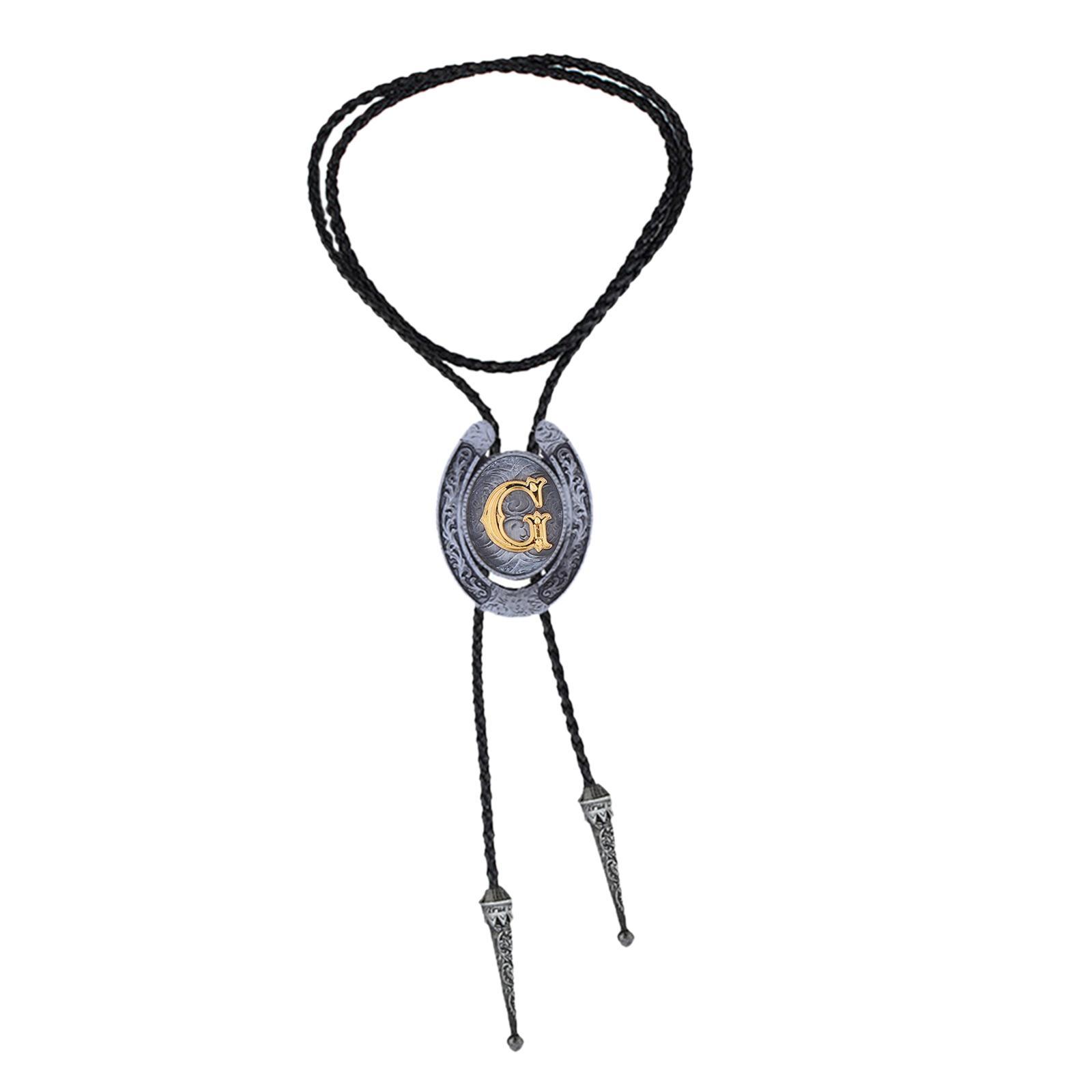 Stylish Bolo Tie PU Leather Jewelry Shirt Neck Ties Clothing Accessory