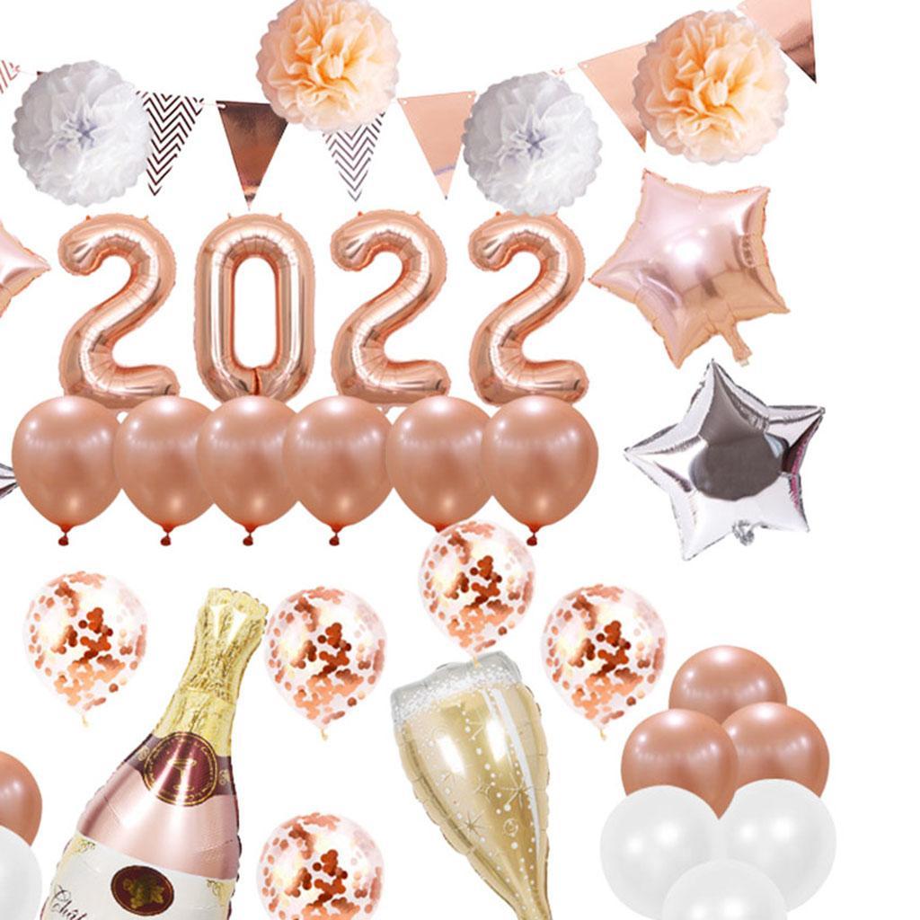 2 Set Merry Christmas Balloon Banner Kit Indoor Decoration
