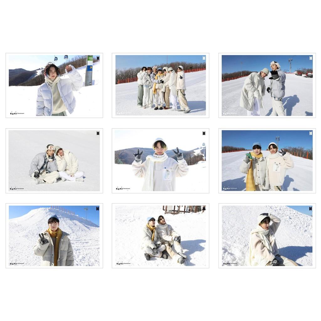 Lomo Card 63 ảnh BTS -Winter Package 2021 Naver