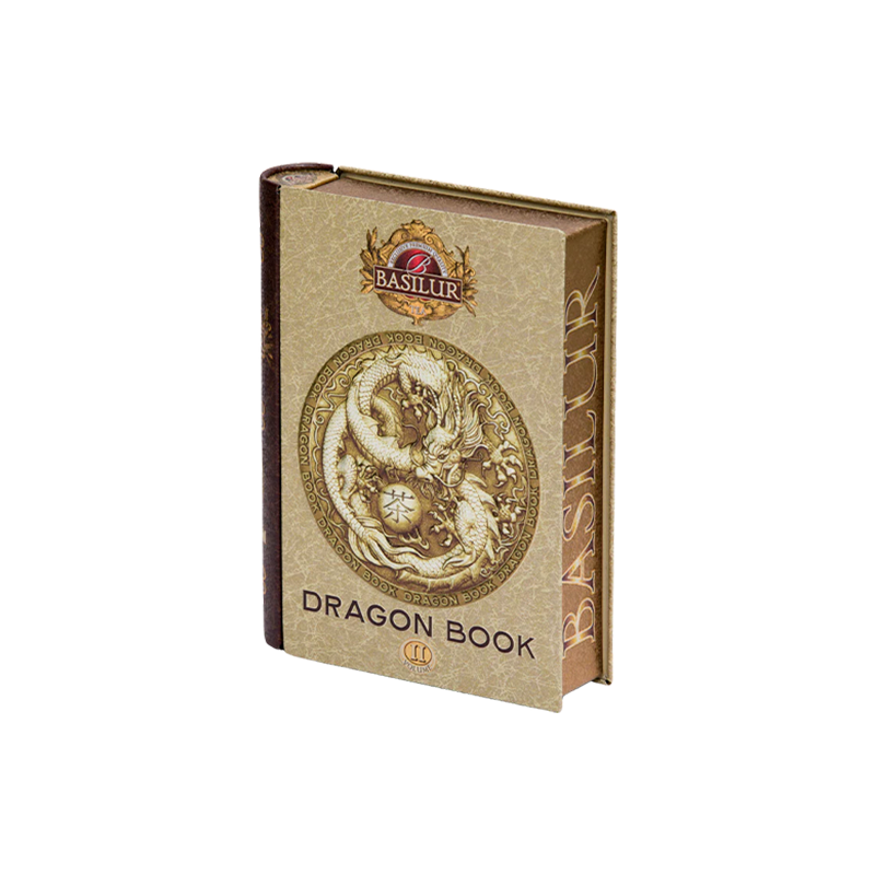 Trà Đen Ceylon Basilur - Rồng Huyền Thoại - Dragon Tea Book Vol 2 - 100g (Hộp Thiếc)