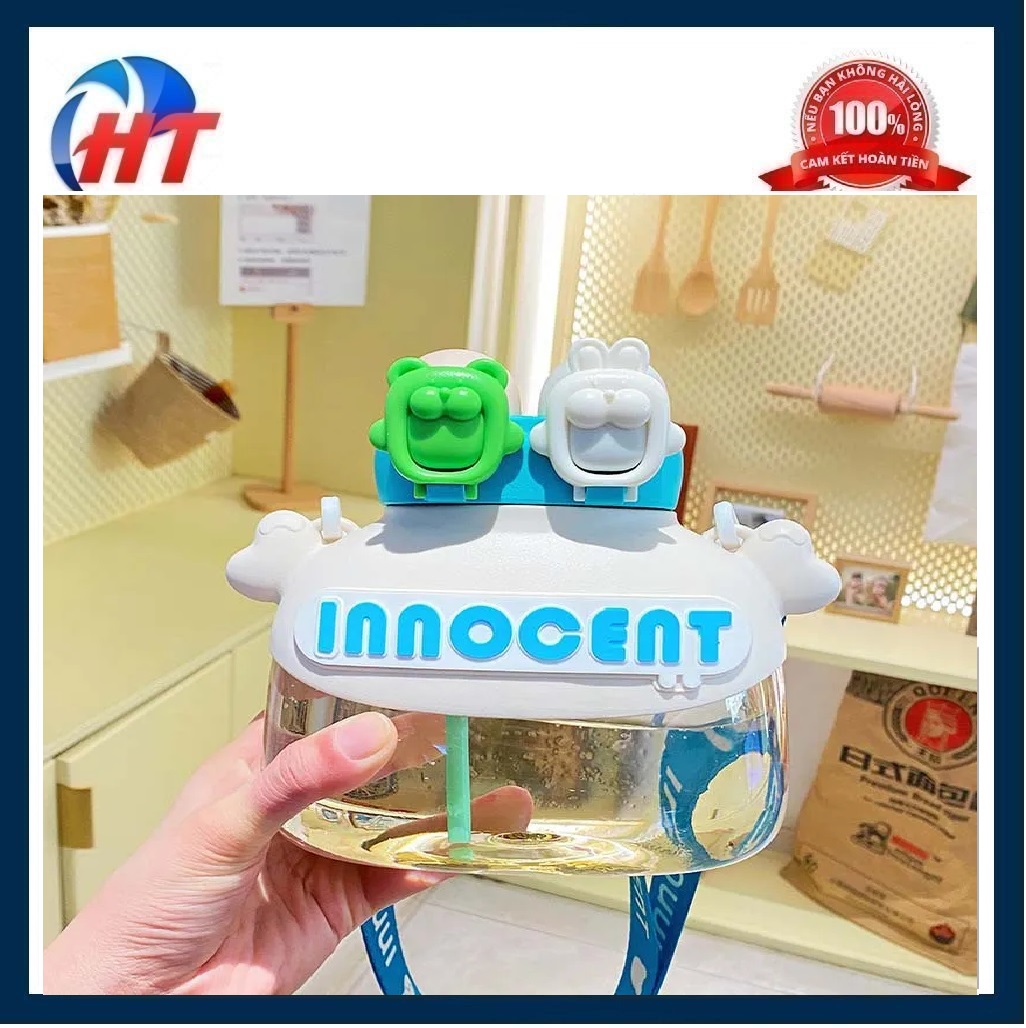 BÌNH NƯỚC ĐÔI 2 VÒI BẰNG NHỰA VỚI DUNG TÍCH 1200ML SIÊU CHẤT LƯỢNG-HT
