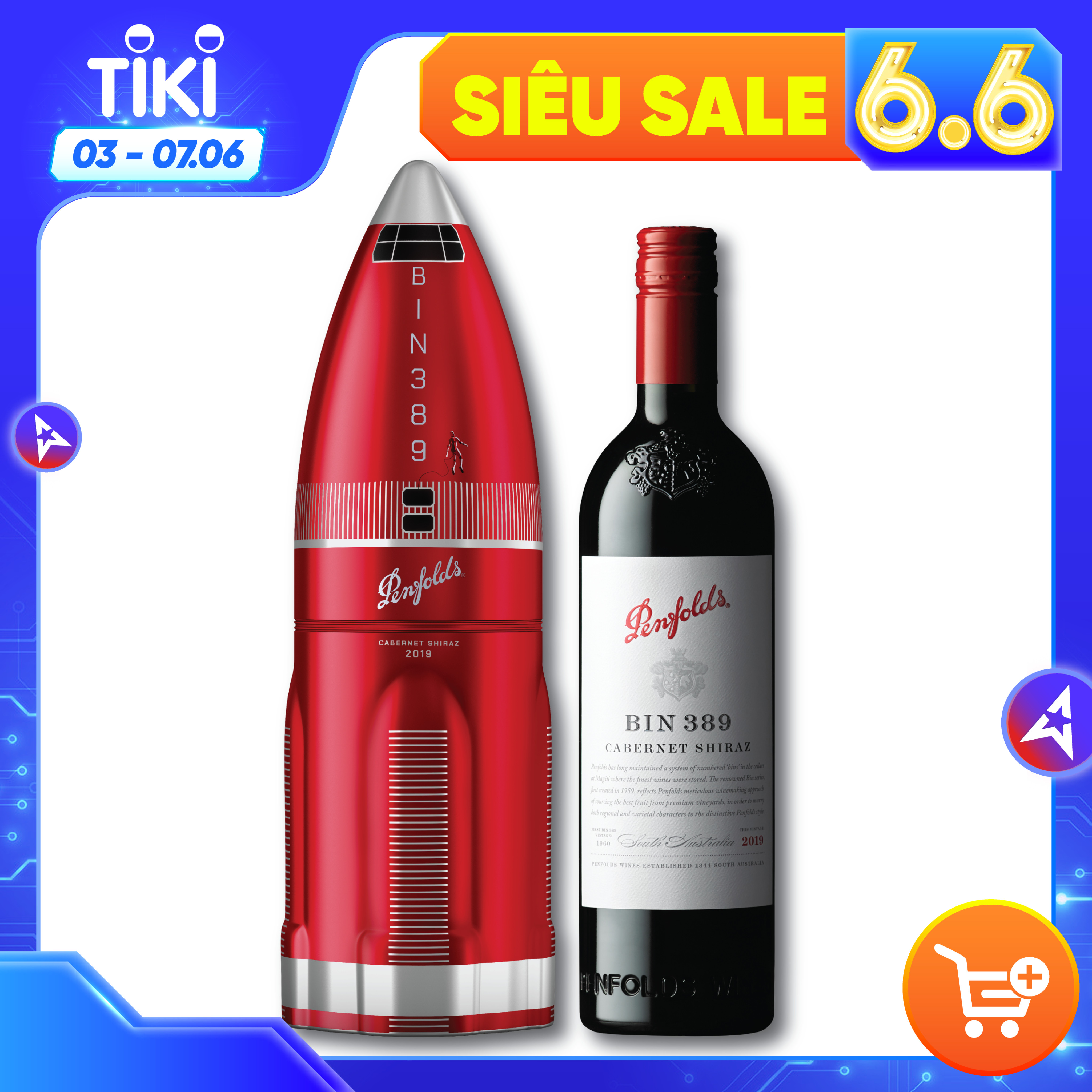 Rượu vang Penfolds BIN 389 Cabernet Shiraz 2019 (750ML 14,5%) - Hộp quà phiên bản giới hạn