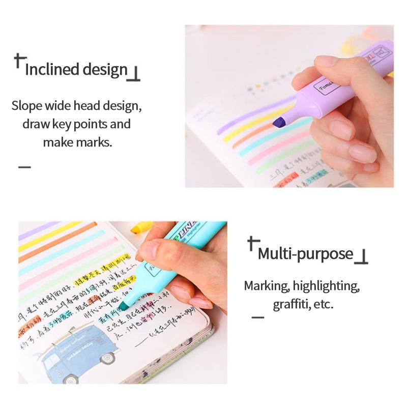 Bút dạ quang nhiều màu sáng tạo cho học sinh