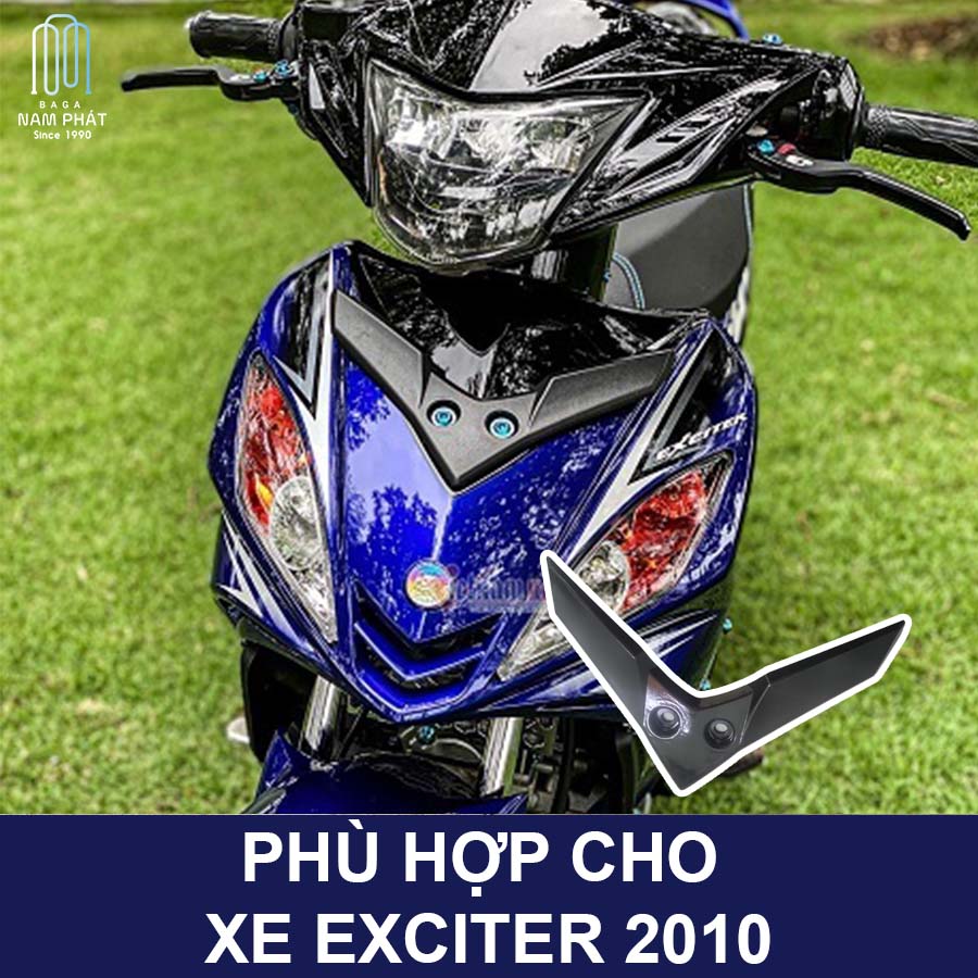 Chữ V gắn mặt nạ Exciter 2010
