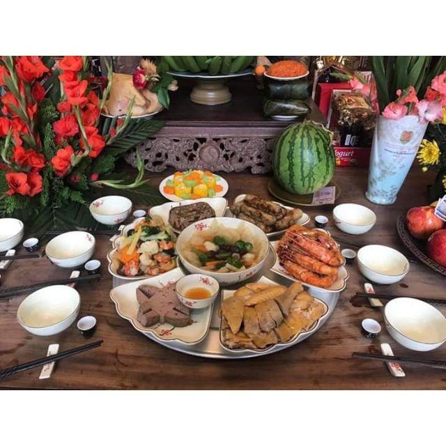 Bộ bát đĩa hoa mặt trời vẽ đào,sen,mai vàng