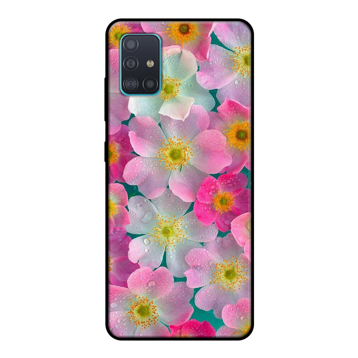 Ốp lưng điện thoại Samsung Galaxy A51 viền dẻo TPU BST HOA Mẫu 3