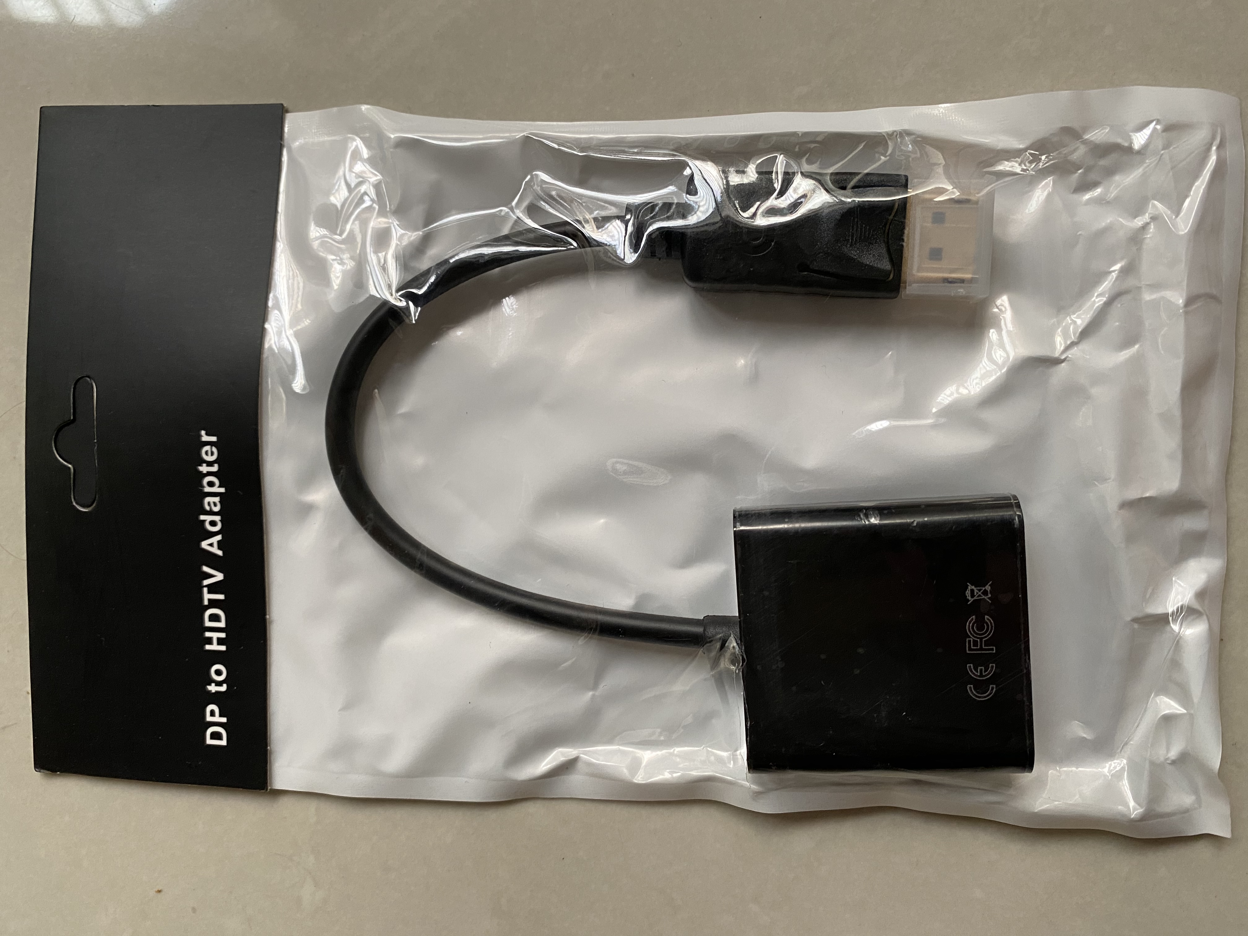 Dây Cáp Chuyển Đổi DisplayPort Sang HDMI màu đen 