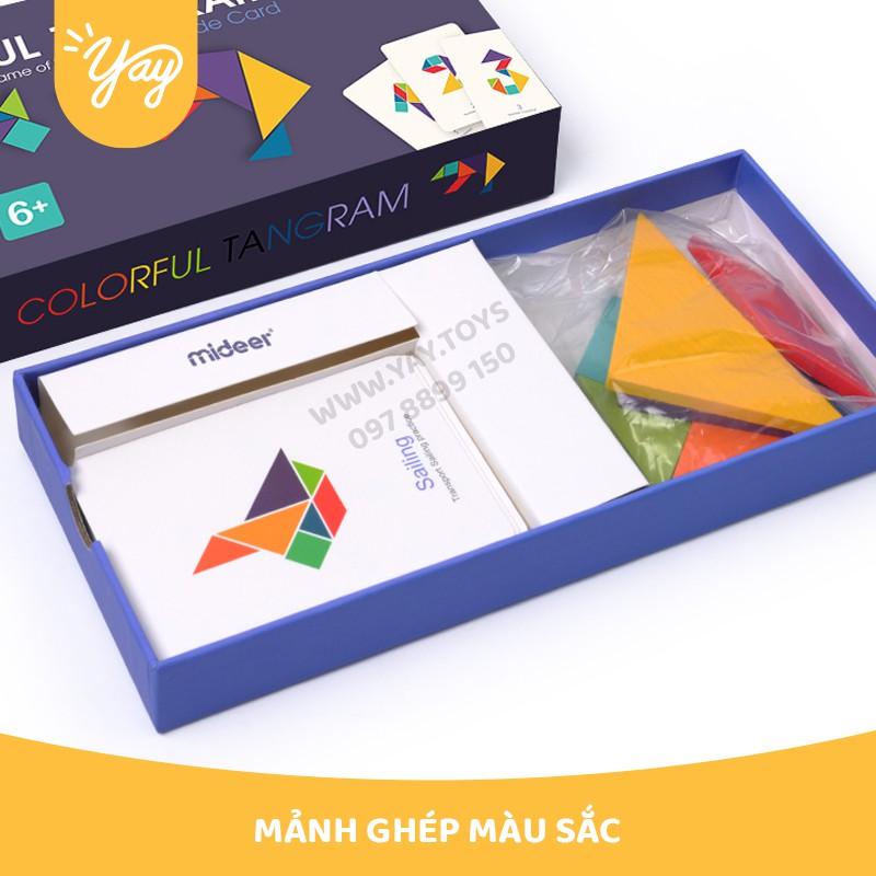 Trò Chơi Colorful Tangram - MIDEER & TOI