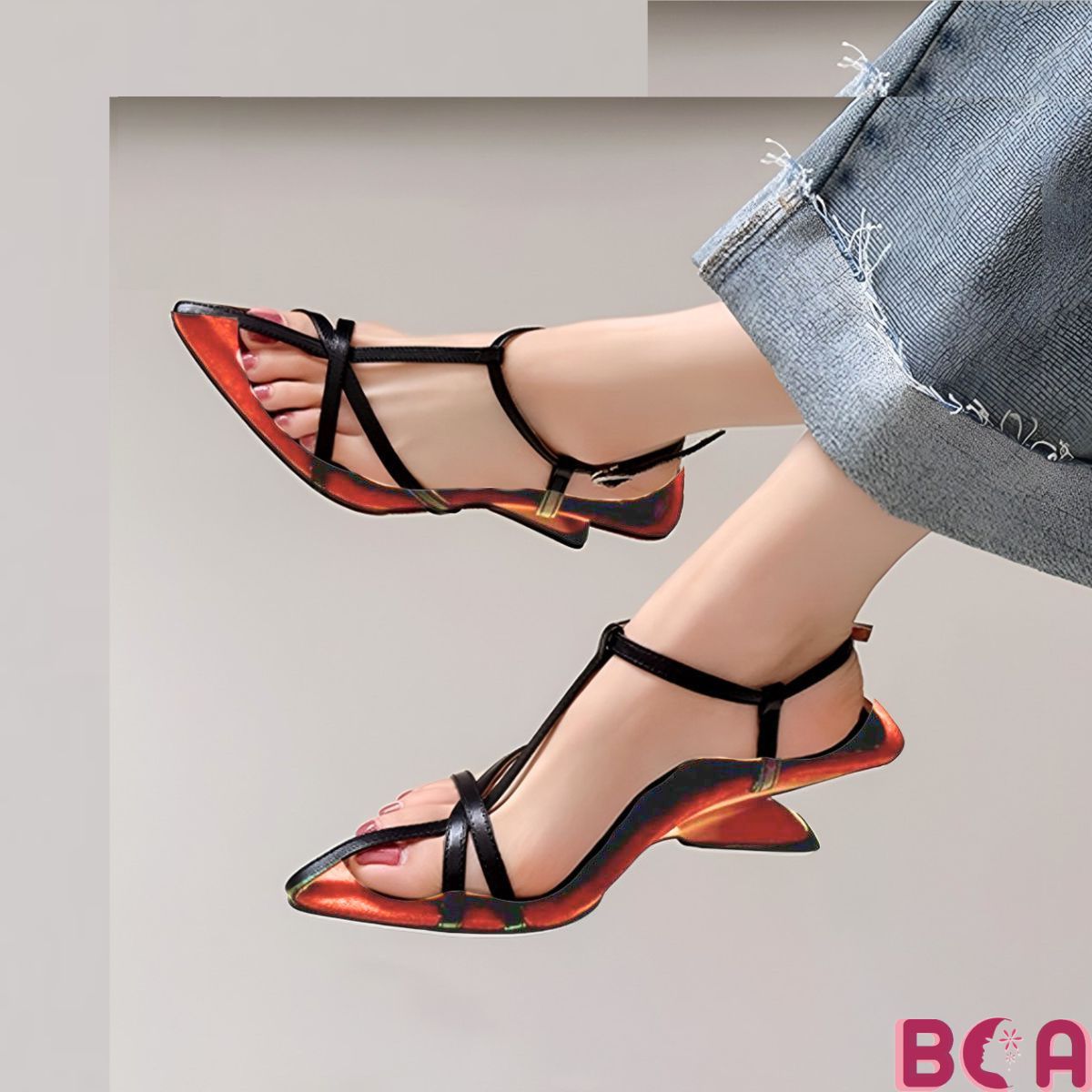 [Đi Làm + Tiệc] Trẻ Trung - Phong Cách - Thời Trang Với Giày Nữ RO730 Đế Xuồng Cao 6 cm Của ROSATA