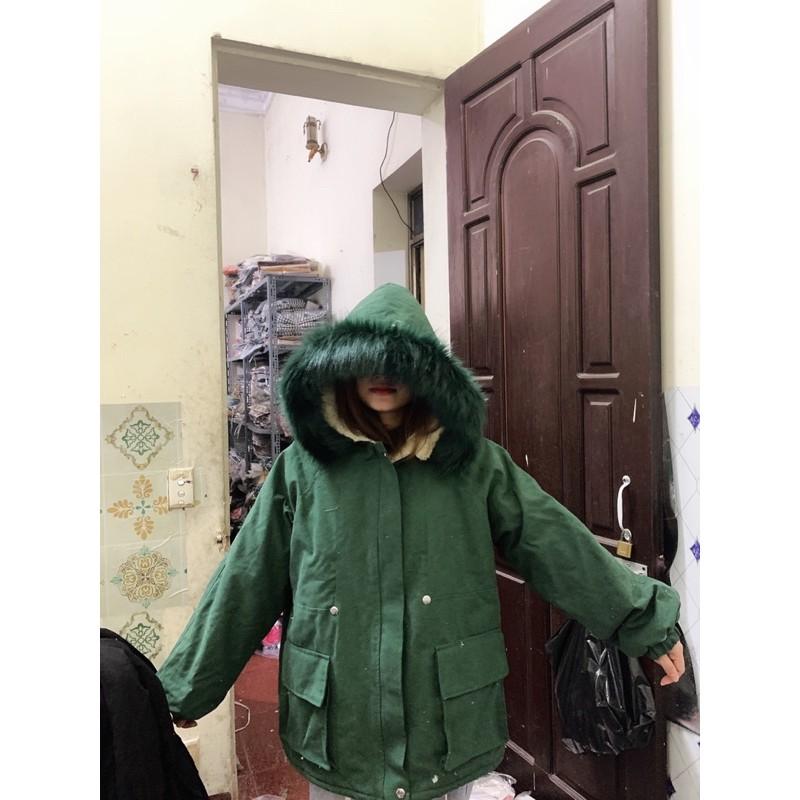 Áo khoác lông dày cao cấp sale