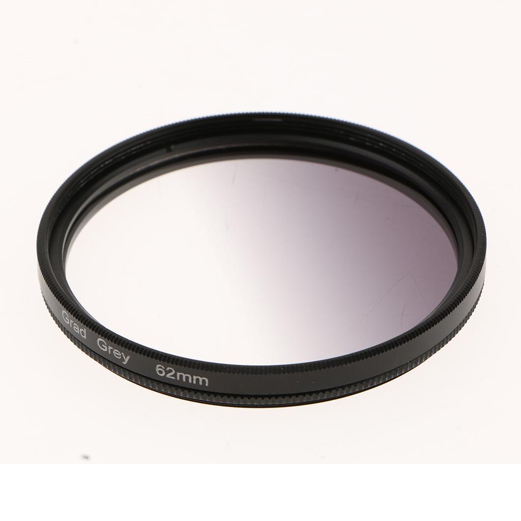 62mm Gradual Neutral Density Color Filter Set -Grey+Blue+ Purple+ Green