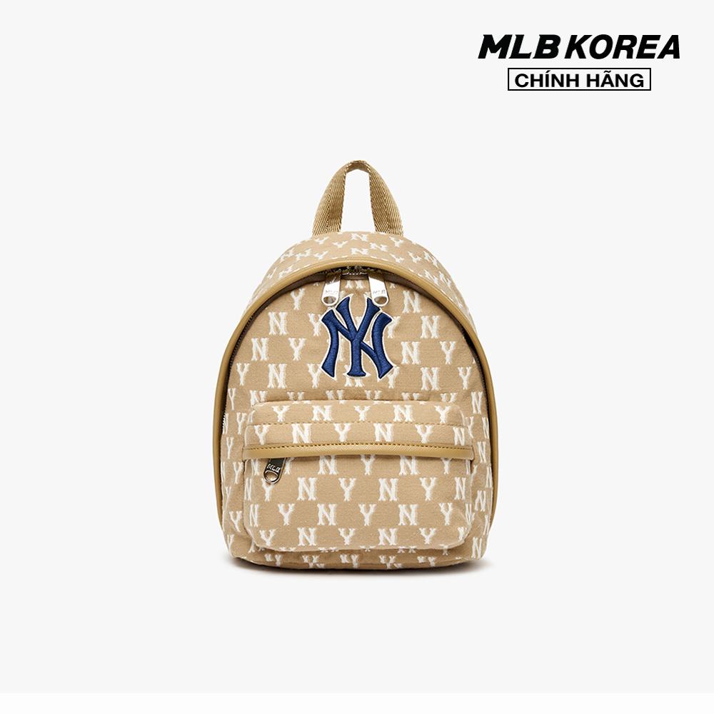 MLB - Balo mini phom chữ nhật Monogram Jacquard 3ABKS012N-50BGD