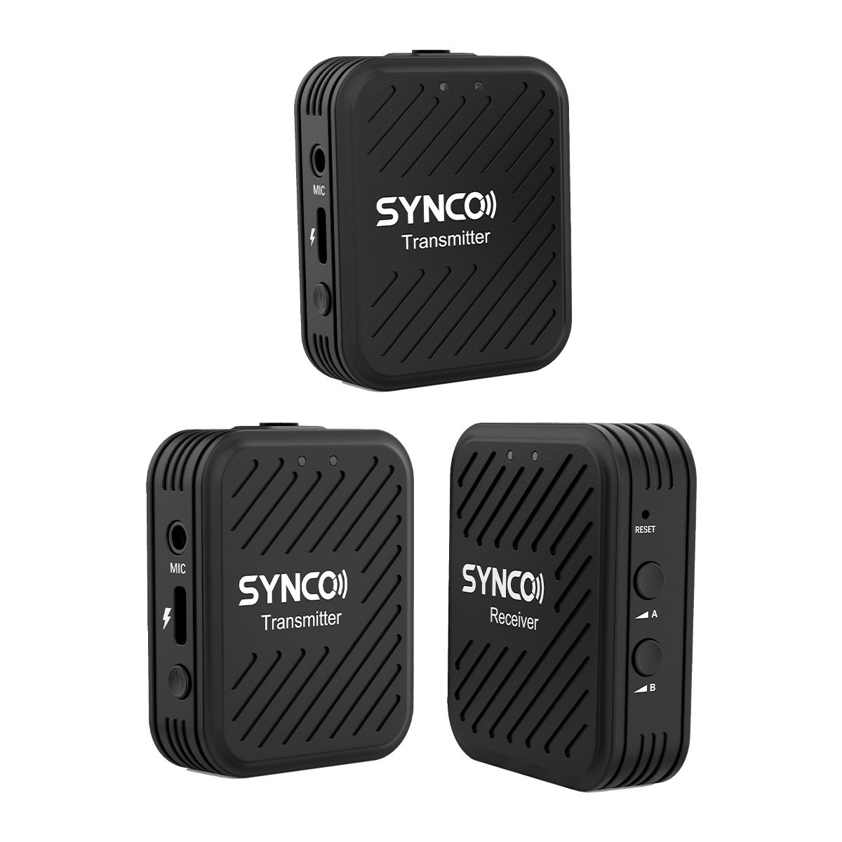 Micro không dây sóng 2.4 GHz  SYNCO G1(A2) 2 đầu thu âm cho máy ảnh-máy quay-điện thoại dùng cho quay YouTube, TikTok, vlog - Hàng chính hãng