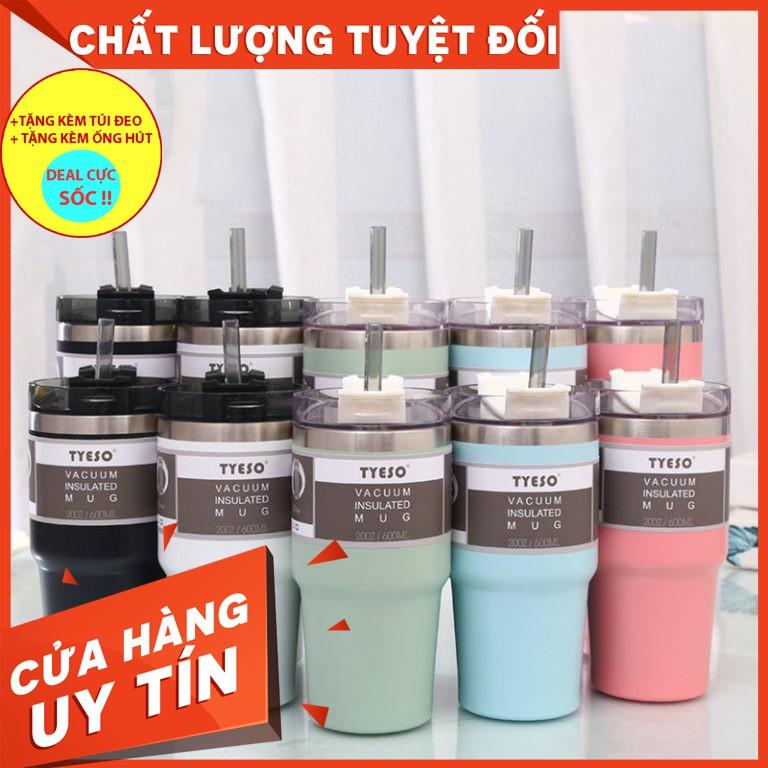 LY GIỮ NHIỆT HÀN QUỐC + Tặng KÈM TÚI+ ỐNG HÚT