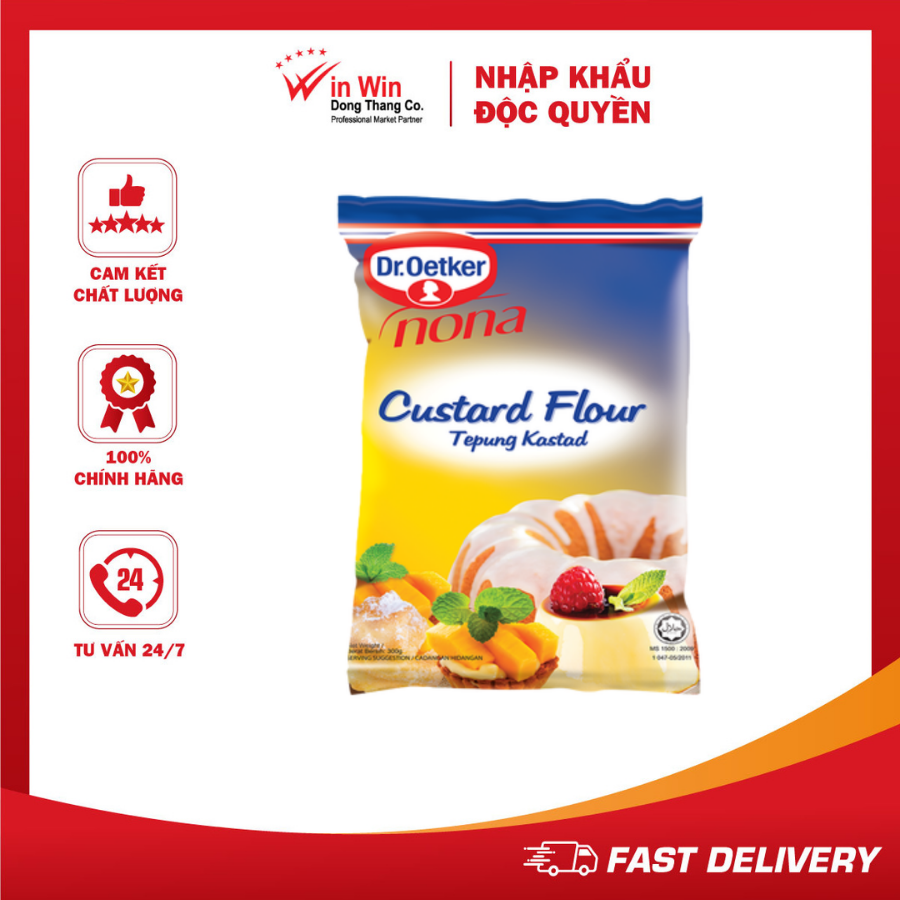 Bột Làm Bánh Custard Dr. Oetker 300g - Date 30/04/2024