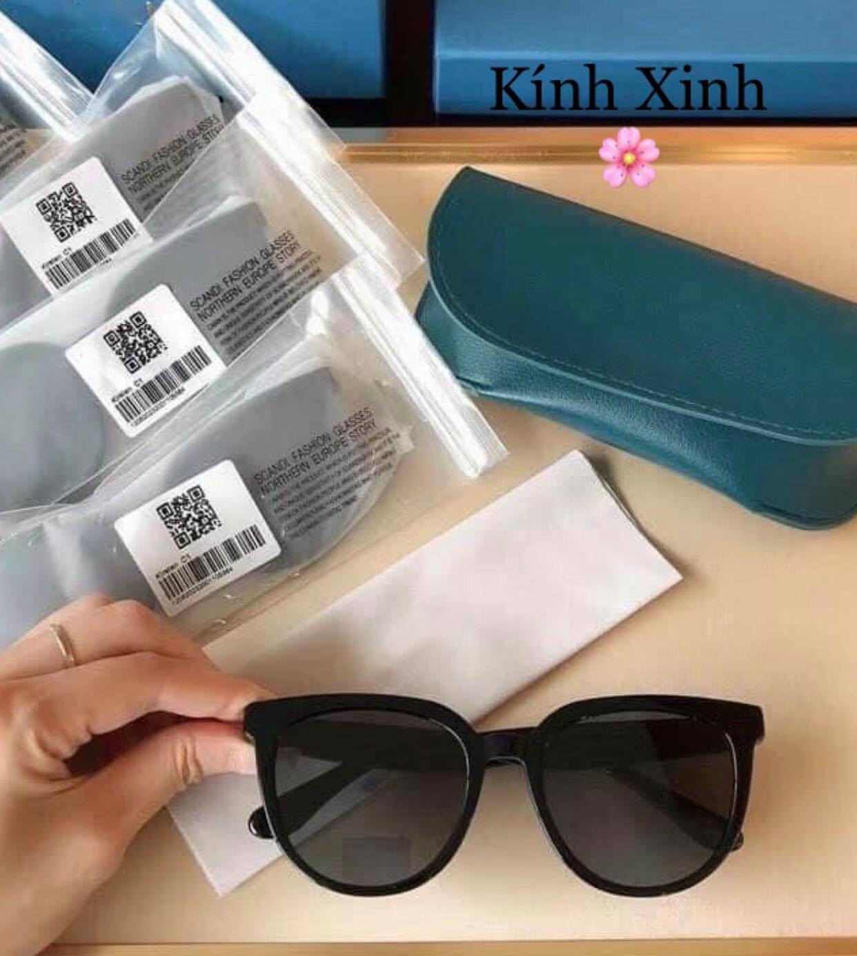 Kính râm Mắt Mèo Thời Trang Ulzzang Phong Cách Hàn Quốc