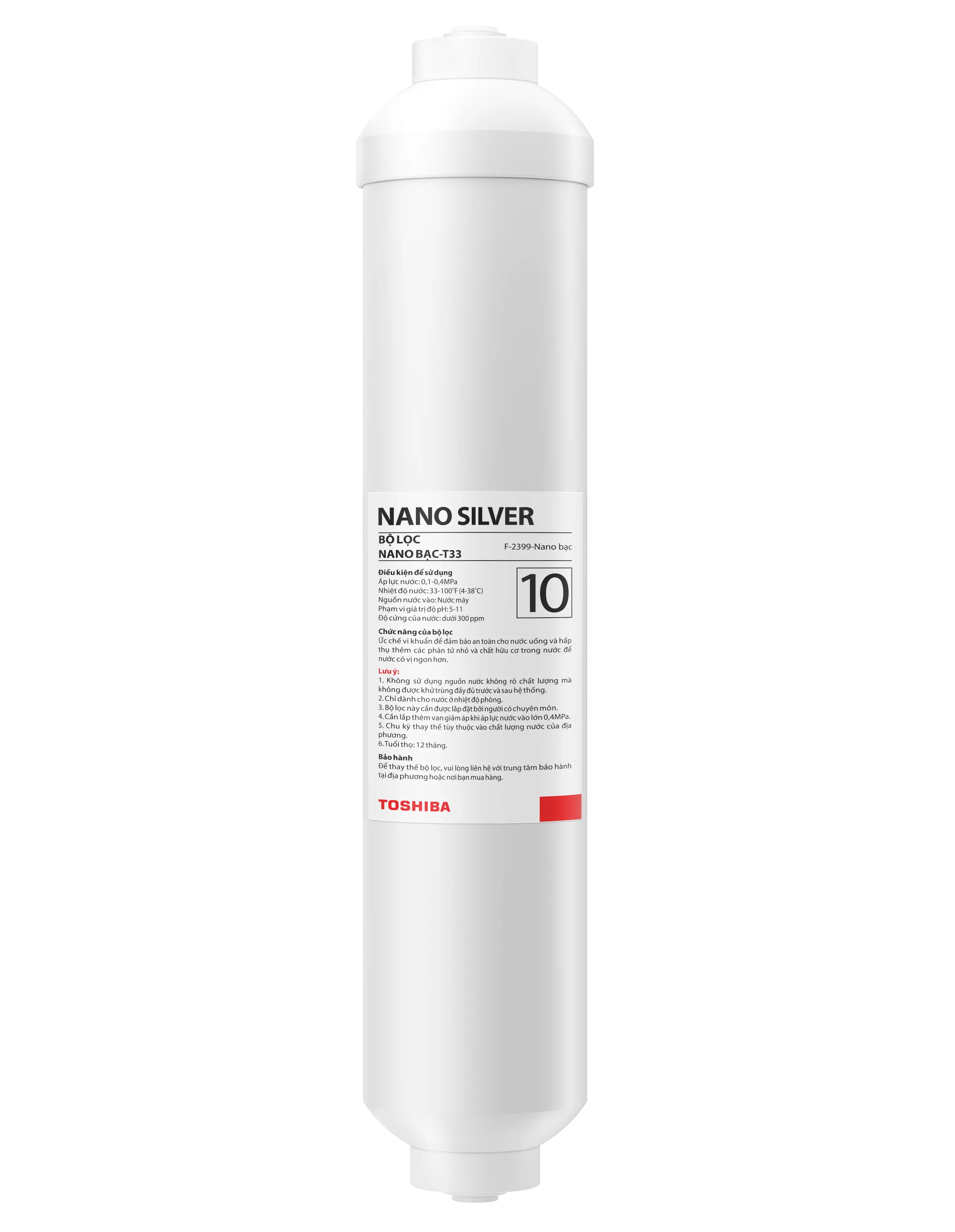 Lõi lọc Toshiba F-2399-Nano Silver - Hàng chính hãng