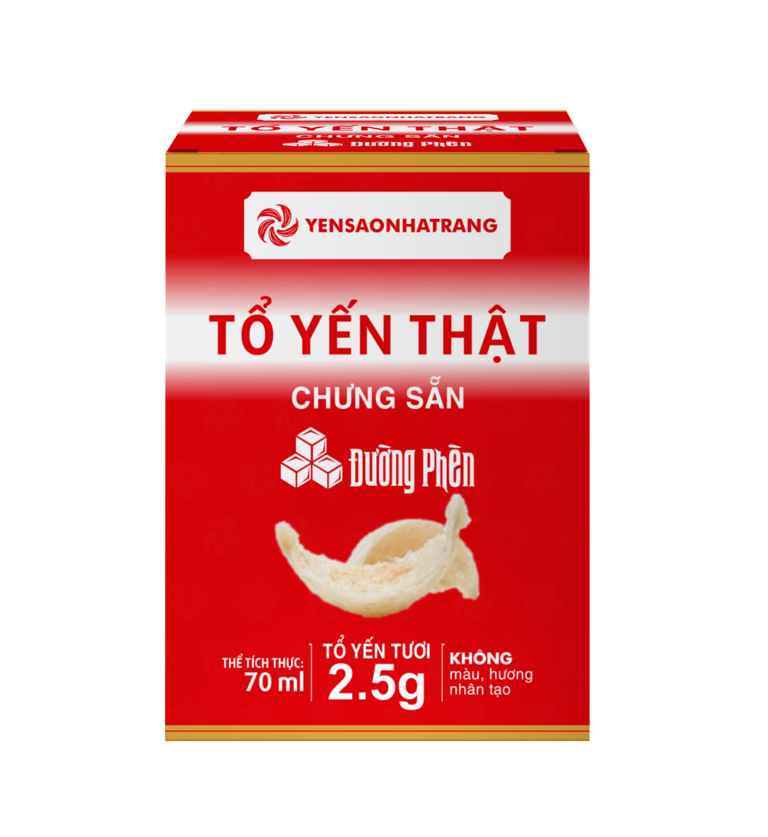 Tổ Yến Thật Chưng Sẵn Đường Phèn Lọ 70ml Yến Sào Nha Trang