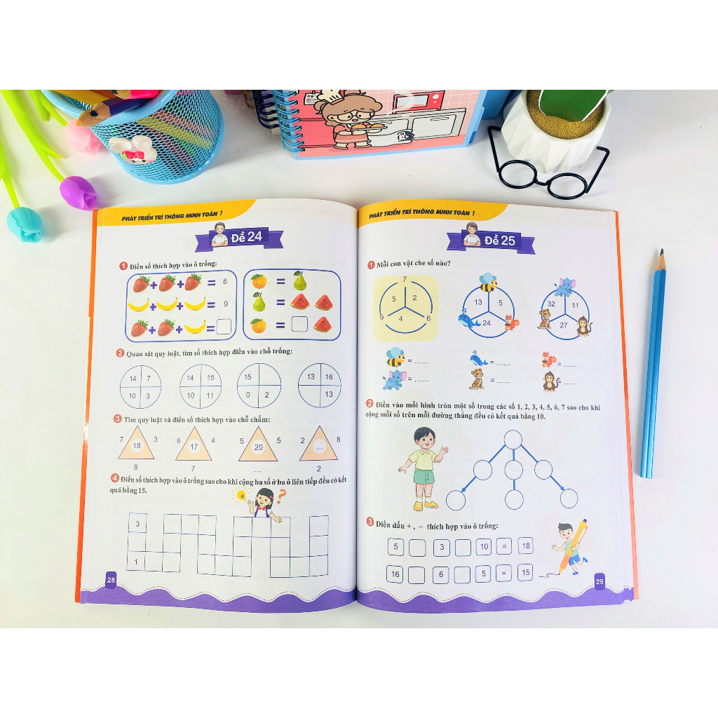 Sách - Phát Triển Trí Thông Minh Toán Lớp 1