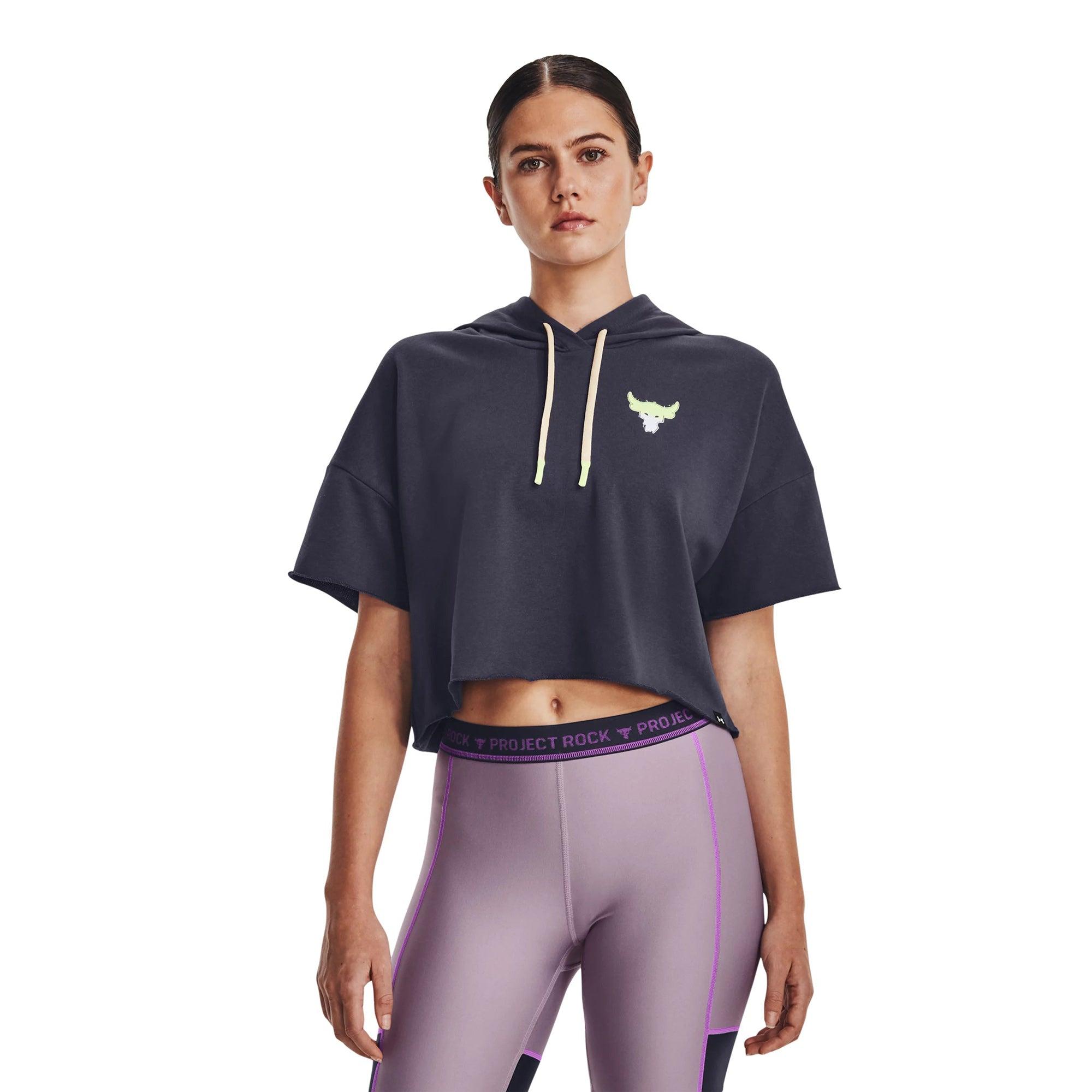 Áo tay ngắn thể thao nữ Under Armour Pjt Rck Terry - 1376296-558