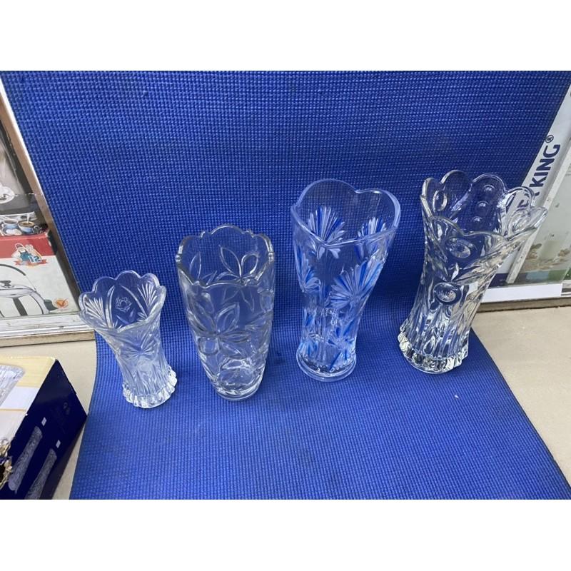 Lọ hoa thủy tinh pha Lê đủ size 4 mẫu