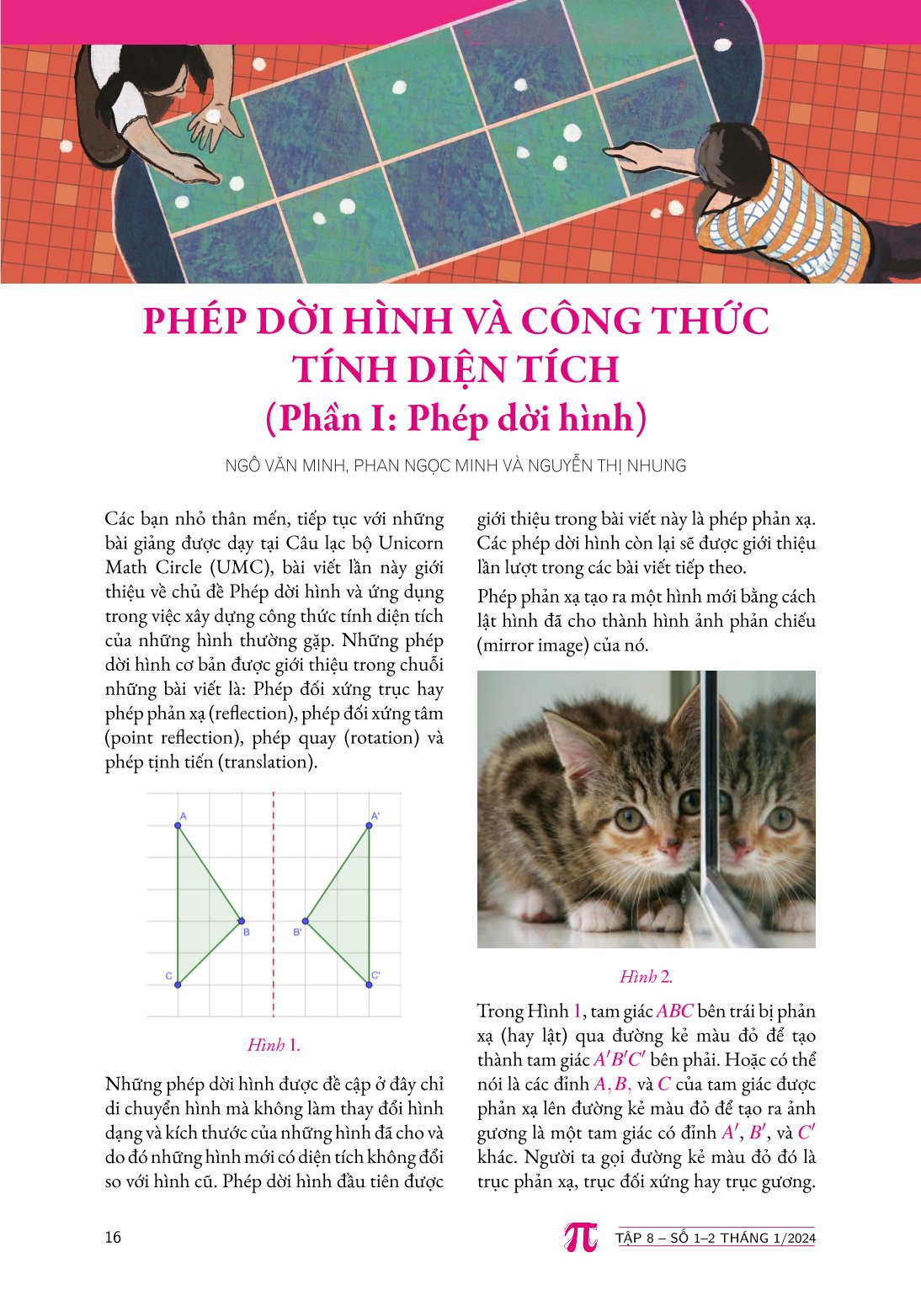 Tạp chí Pi- Hội Toán học Việt Nam số 1-2/ tháng 1 năm 2024