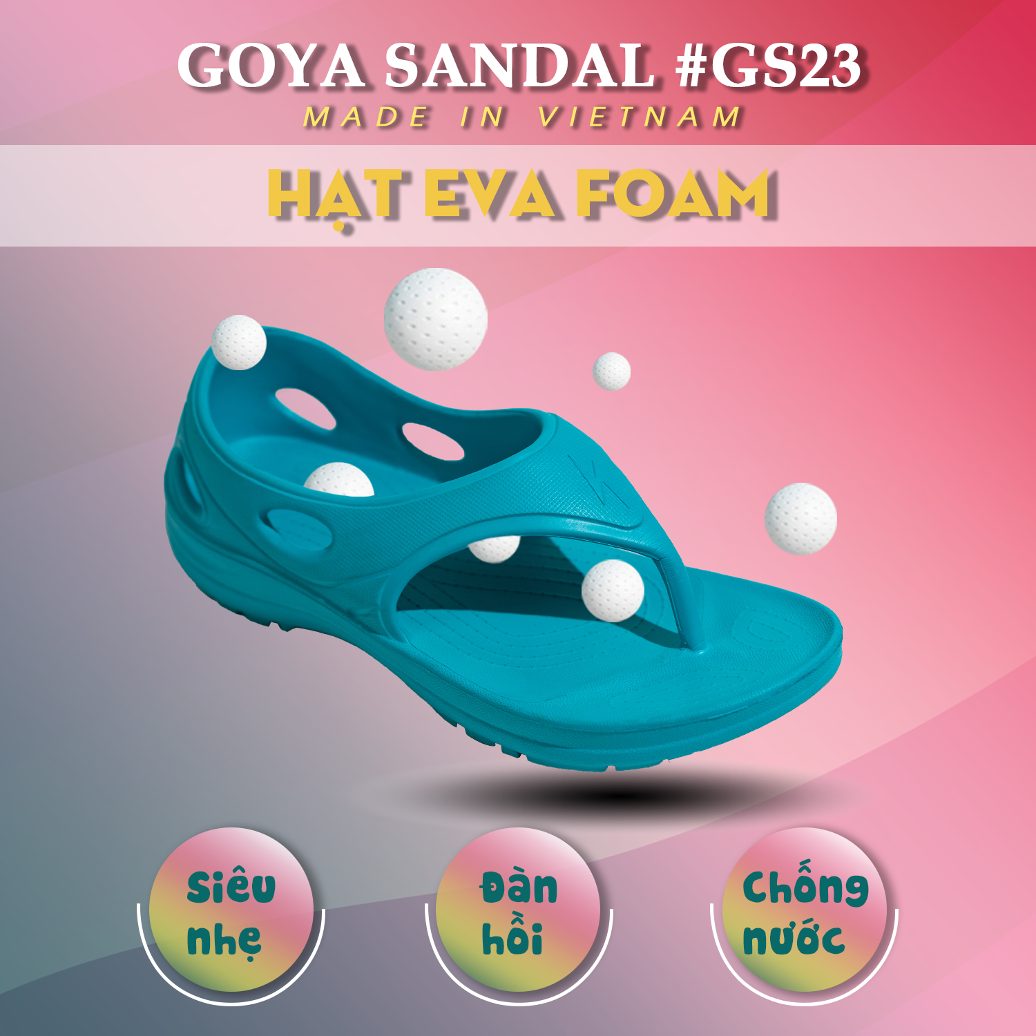[HOT] Dép Thể Thao Cao Cấp Goya Sandal GS23 - Màu Xanh