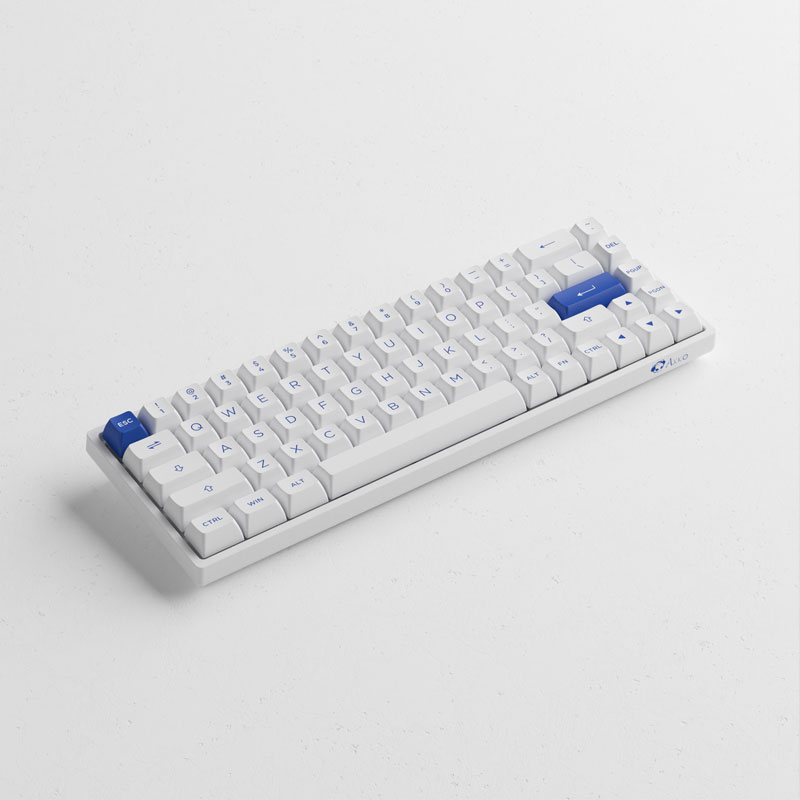 Bàn phím cơ AKKO 3068B Plus Blue on White