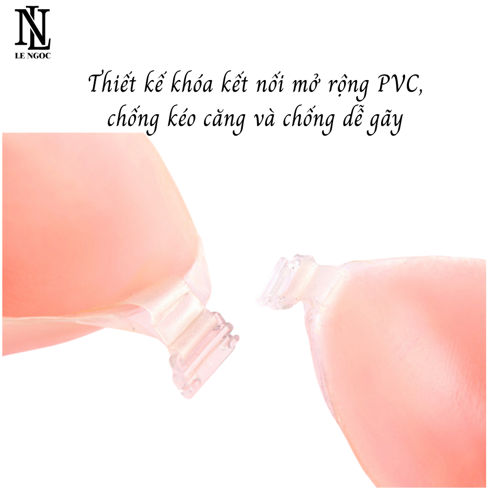 Áo ngực dán silicon cài trước , áo lót dán nâng ngực tạo khe nâng đỡ vòng 1 -LN008