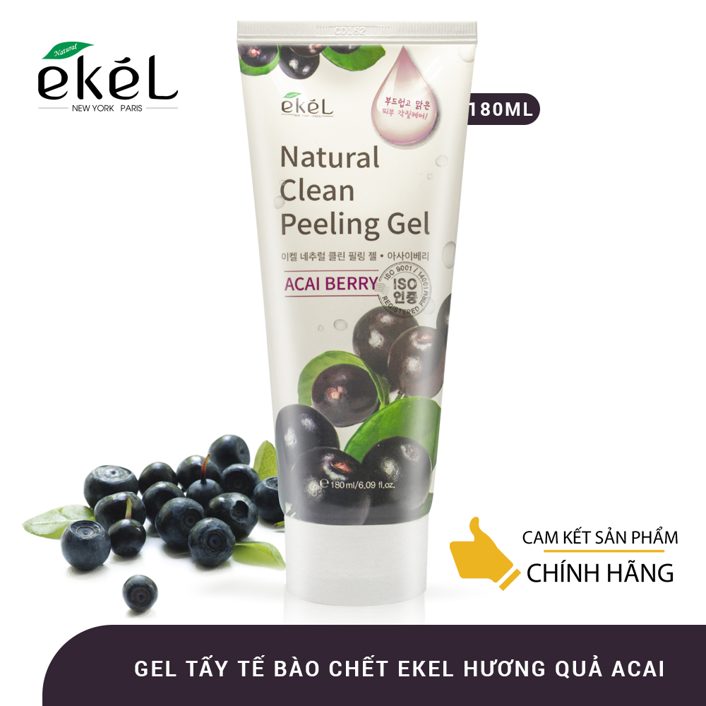 Tẩy tế bào chết Ekel Natural Clean Peeling Gel Acai Berry 180ml