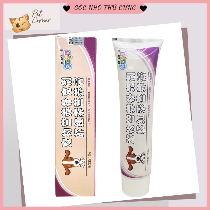 Gel dưỡng lông màu nâu đỏ, bổ sung canxi cho chó