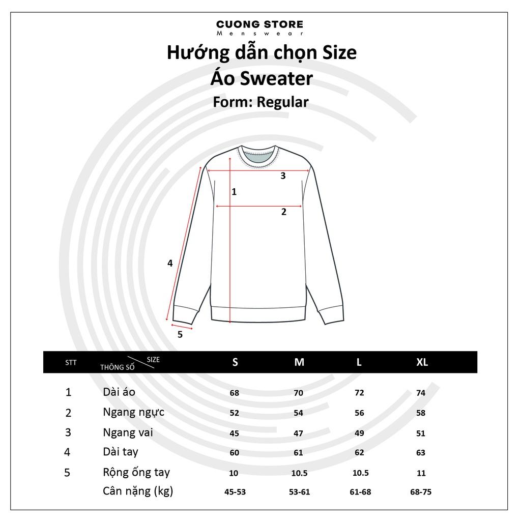 Áo Sweater nỉ bông phối màu in chữ CHEMICAL 110098 chất vải dày dặn, mềm mịn, không xù, form rộng unisex - CUONG STORE