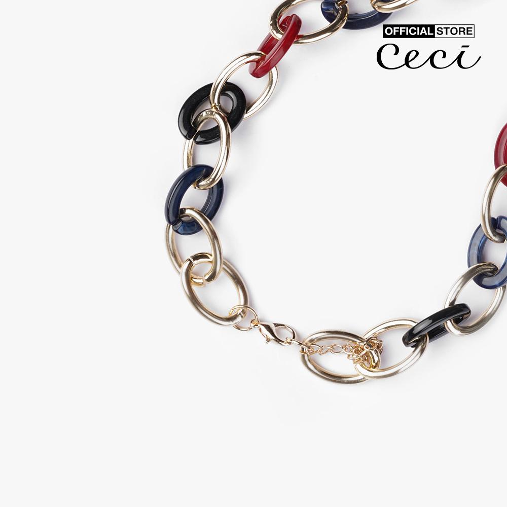 CECI - Dây chuyền nữ chuỗi xích bản to thời trang CC4-01000264-79