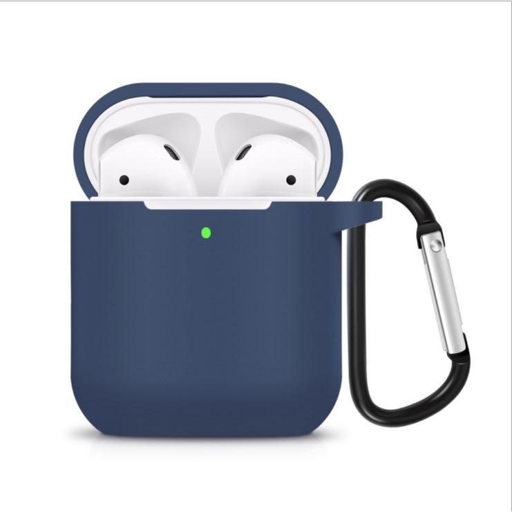 Vỏ Bảo Vệ - Case Airpods 1-2 Trơn Basic - Nhiều Màu - Silicon Chống Va Đập Siêu Bền