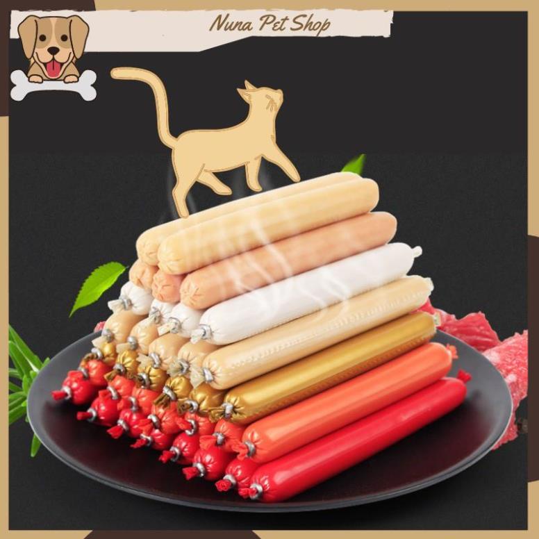 Xúc xích dinh dưỡng cao cấp Taotaopets cho thú cưng 500g (Xúc xích ăn liền bổ sung dưỡng chất cho chó mèo)