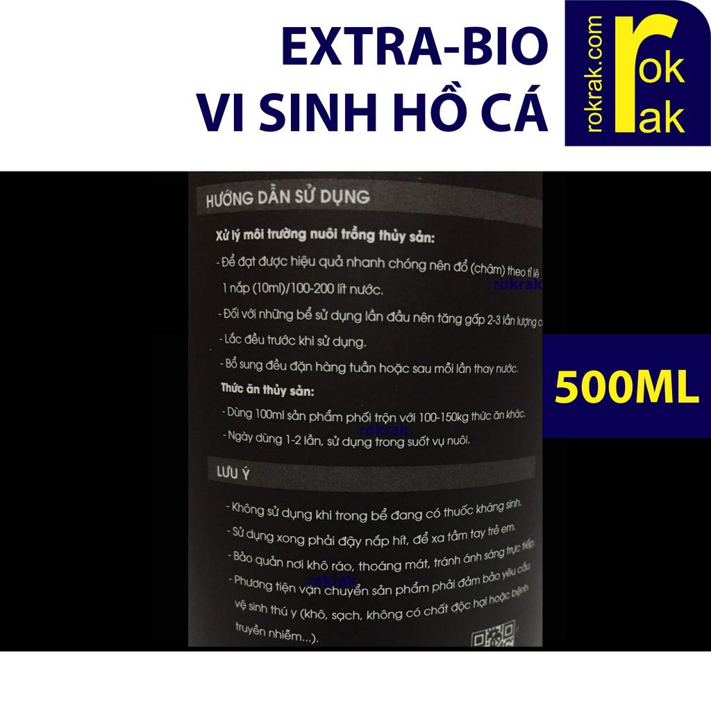 Vi Sinh Làm Trong Nước Bể Cá Cảnh Extra Bio chai 500ml