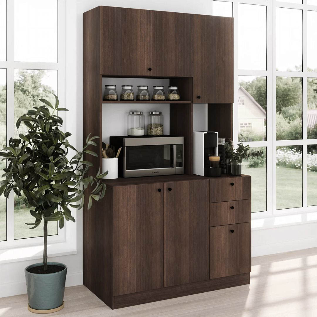 Tủ nhà bếp bằng gỗ công nghiệp thiết kế hiện đại SMLIFE Dasksa