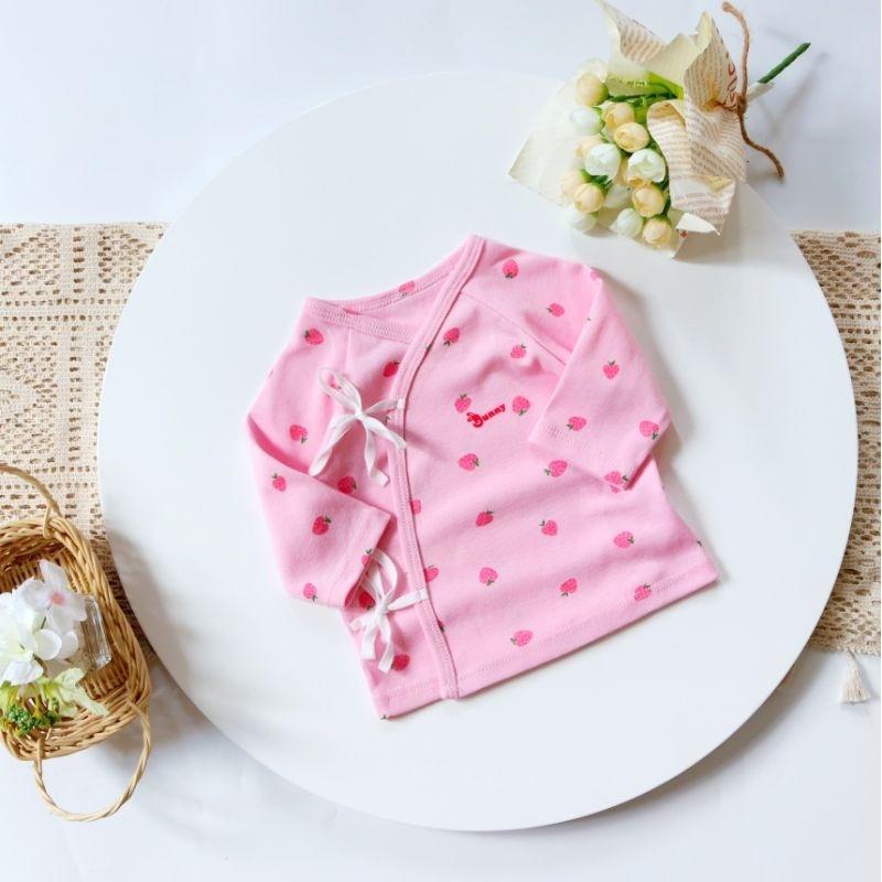 Áo sơ sinh cột dây cao cấp chất cotton đẹp cho bé - Bunnybaby