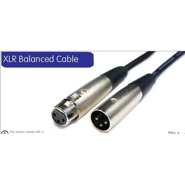 Cáp XLR Male to Female Microphone Audio Cable/Lead