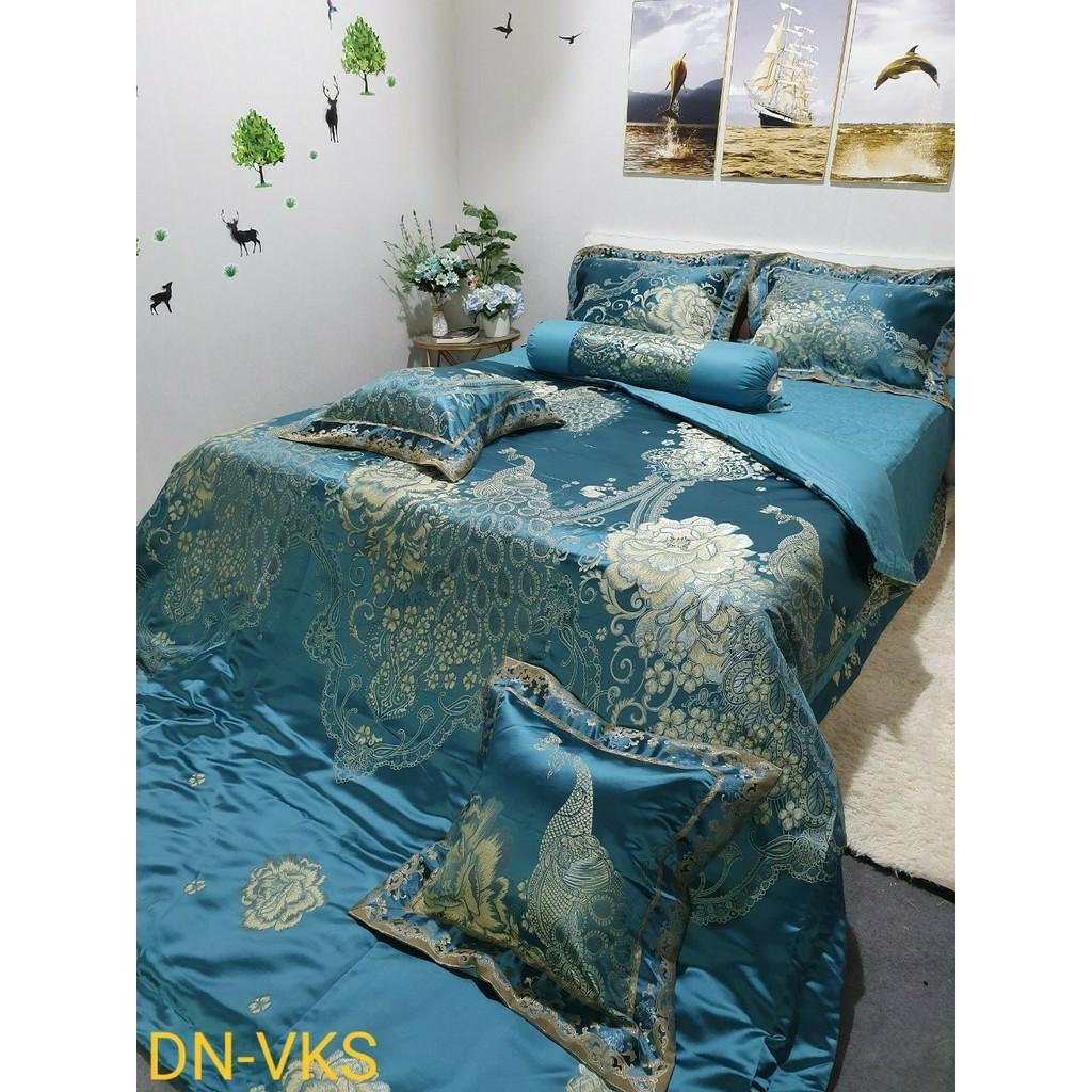 TRỌN BỘ GA GẤM 7 MÓN CHO NHIỀU SIZE GIƯỜNG