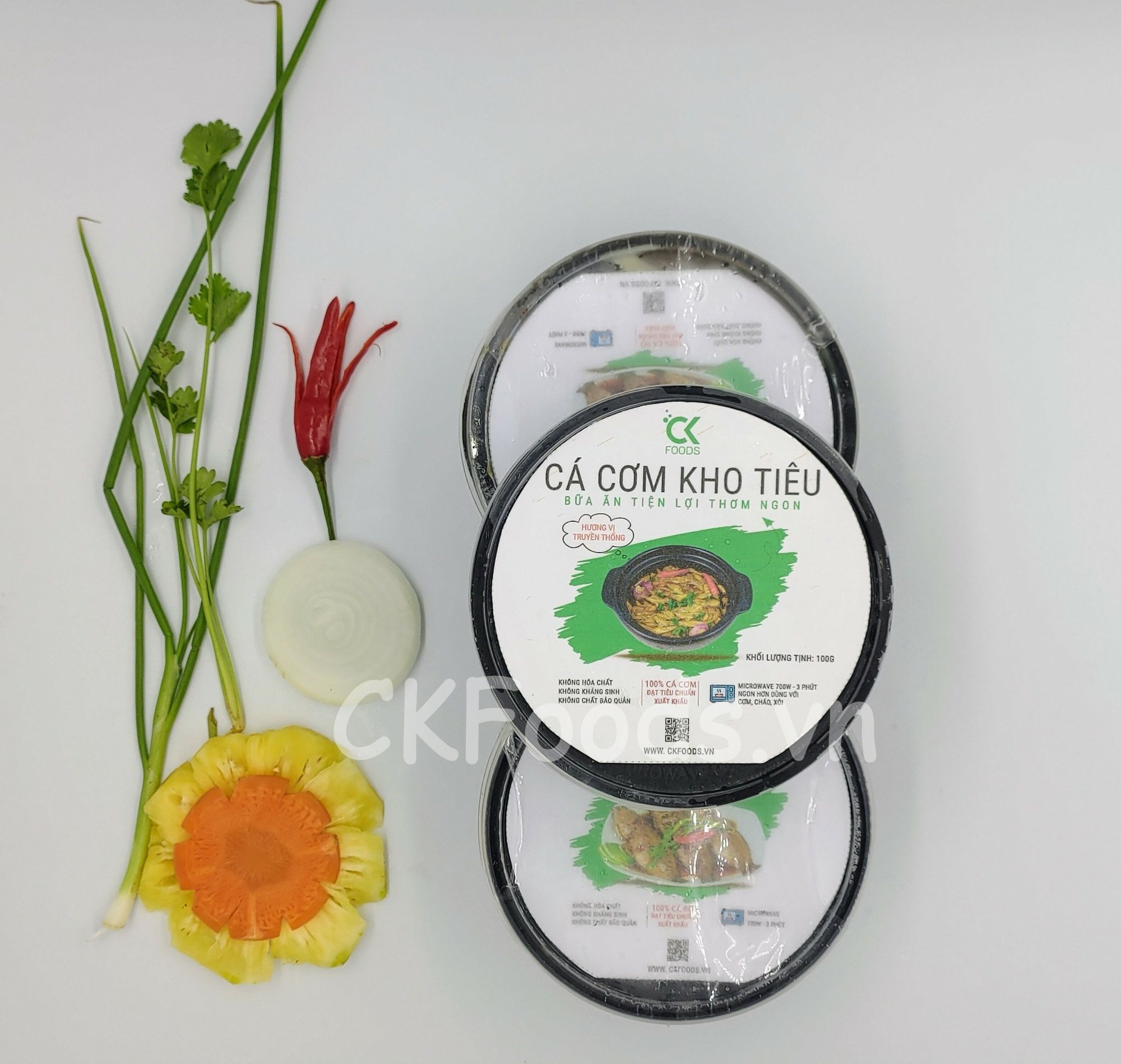 Cá cơm thiên nhiên kho tiêu - CKFoods - 100 g