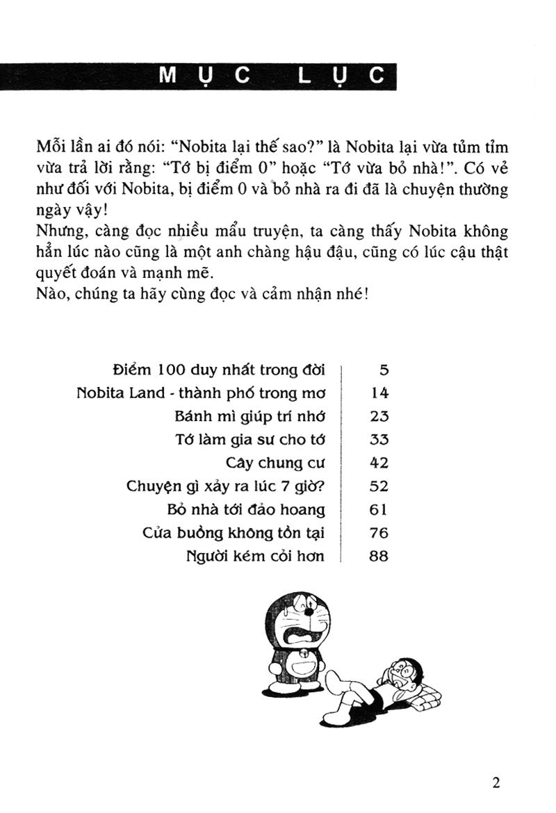 Doraemon - Tuyển Tập Theo Chủ Đề Tập 7 - Điểm 0 & Bỏ Nhà Đi