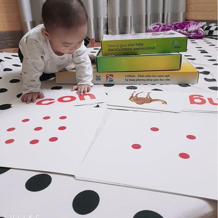 Thẻ flashcard học toán nâng cao ộ 109 thẻ  thông minh cho bé theo phương pháp glenn doman