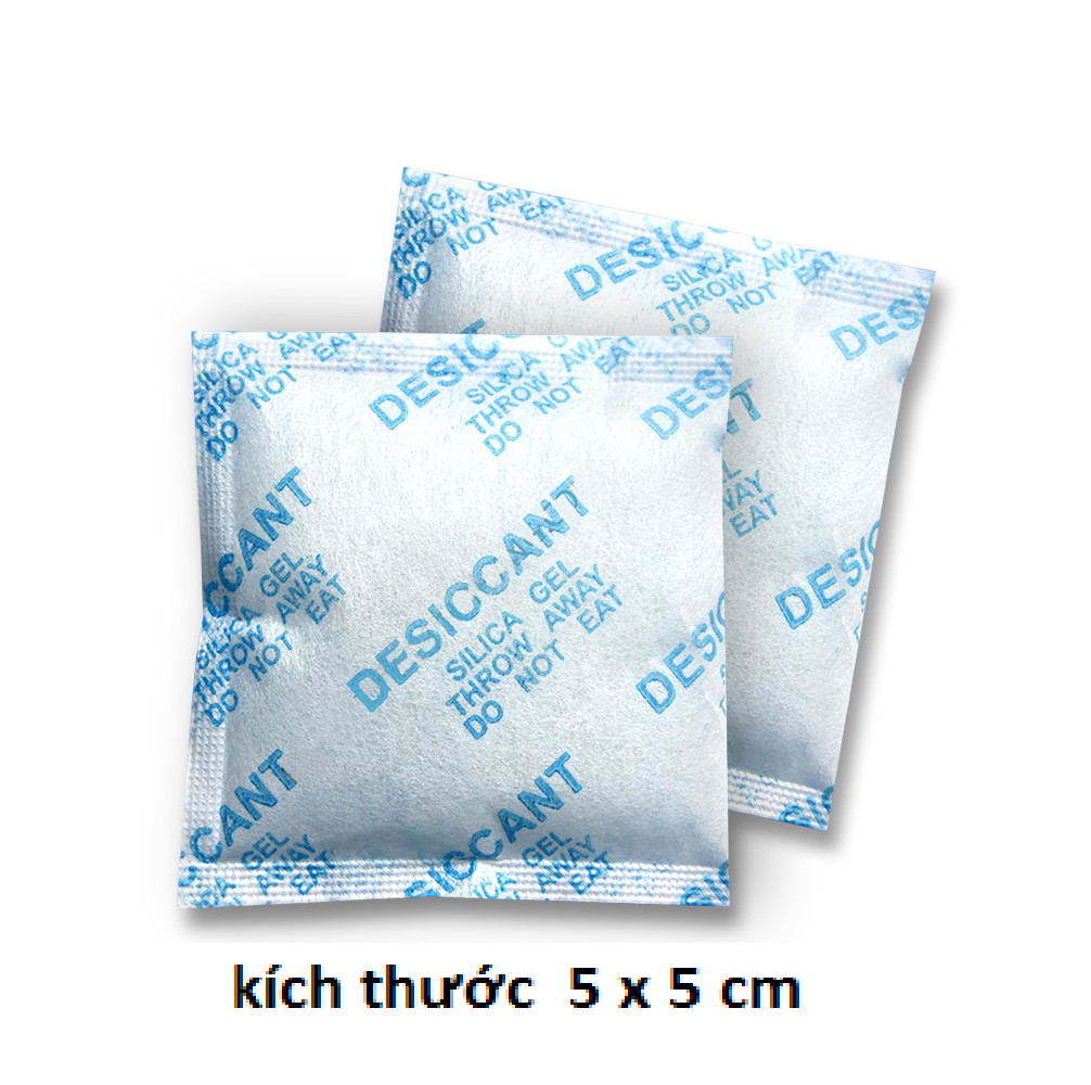 100 Gói chống ẩm 5gram đóng túi 500 gram