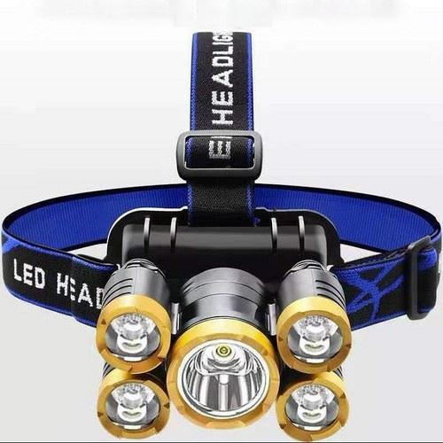 Đèn Pin 5 Bóng Siêu Sáng, Với 4 Chế Độ Sáng, Cáp Sạc Rời, Chiếu Sáng Liên Tục 3 Giờ Đồng Hồ