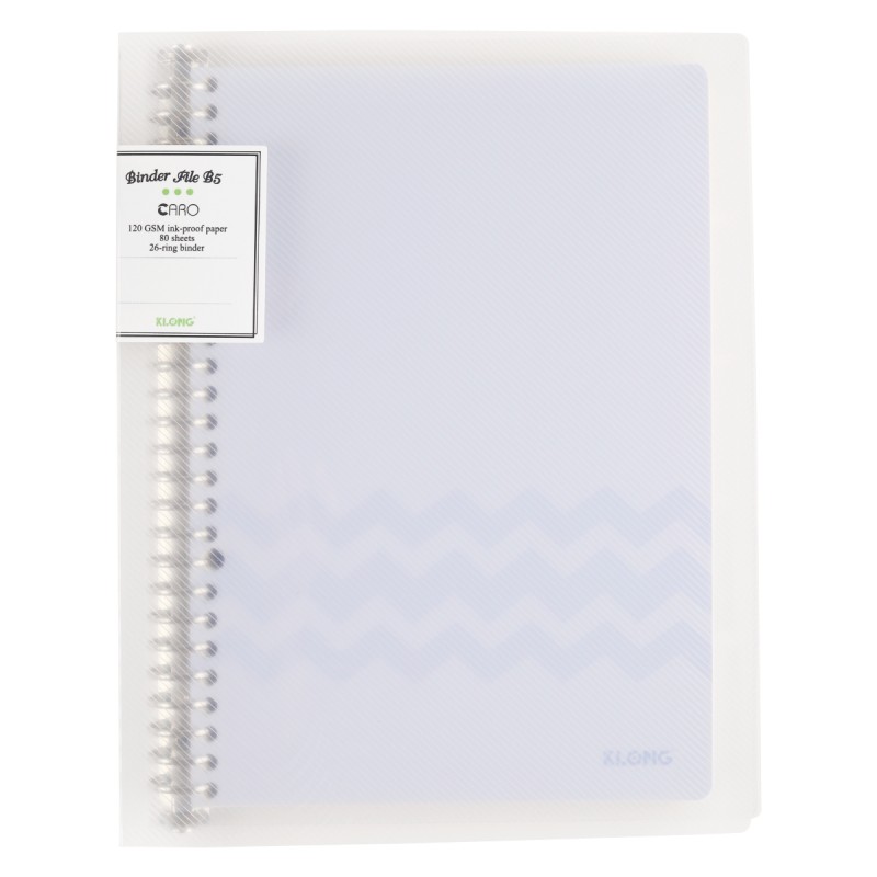 Sổ Binder File Caro sắt 26 chấu B5 - 80 tờ ; MS: 550