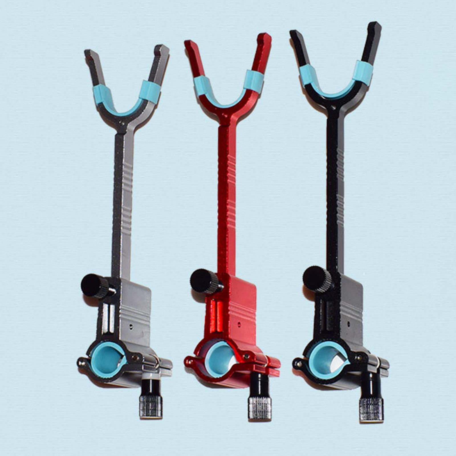 Rod Holders for Bank Fishing, Fishing Pole Holder Aluminum Alloy Lightweight Fishing Rod Bracket for Lakes Boat Outdoor Fishing Accessories